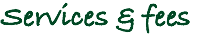 Services & fees